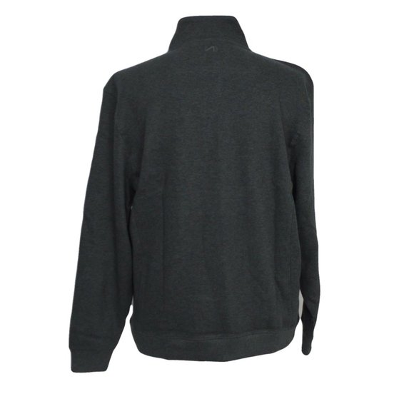 AHead Classic Mens Quarter Zip Gray Sweater Large - Picture 3 of 5